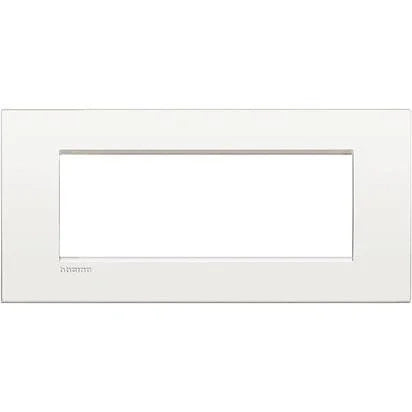 Living Light - Placca 7P Bianco Puro - LNC4807BN