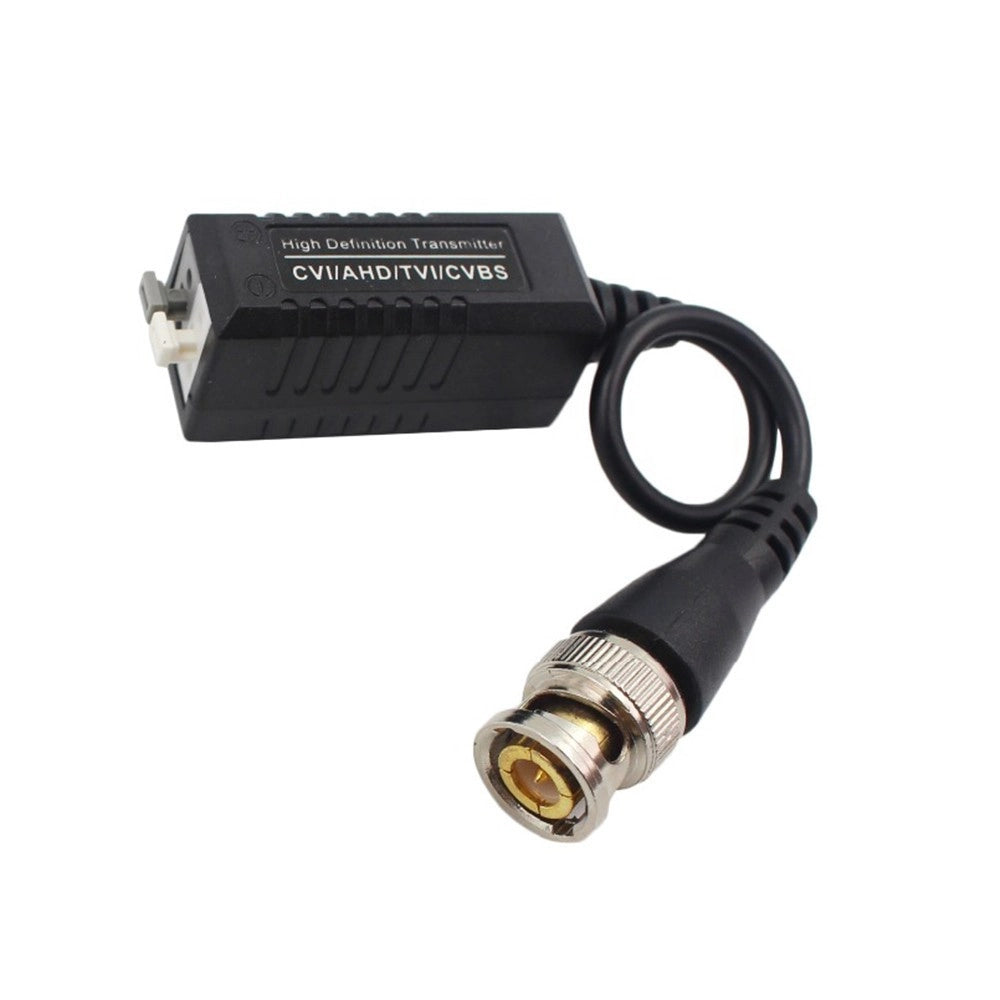 Trade Shop - Coppia Trasmettitori Video Balun Passivi Ahd Hdcvi Hdtvi Cctv Bnc Utp Cat5 1080p -