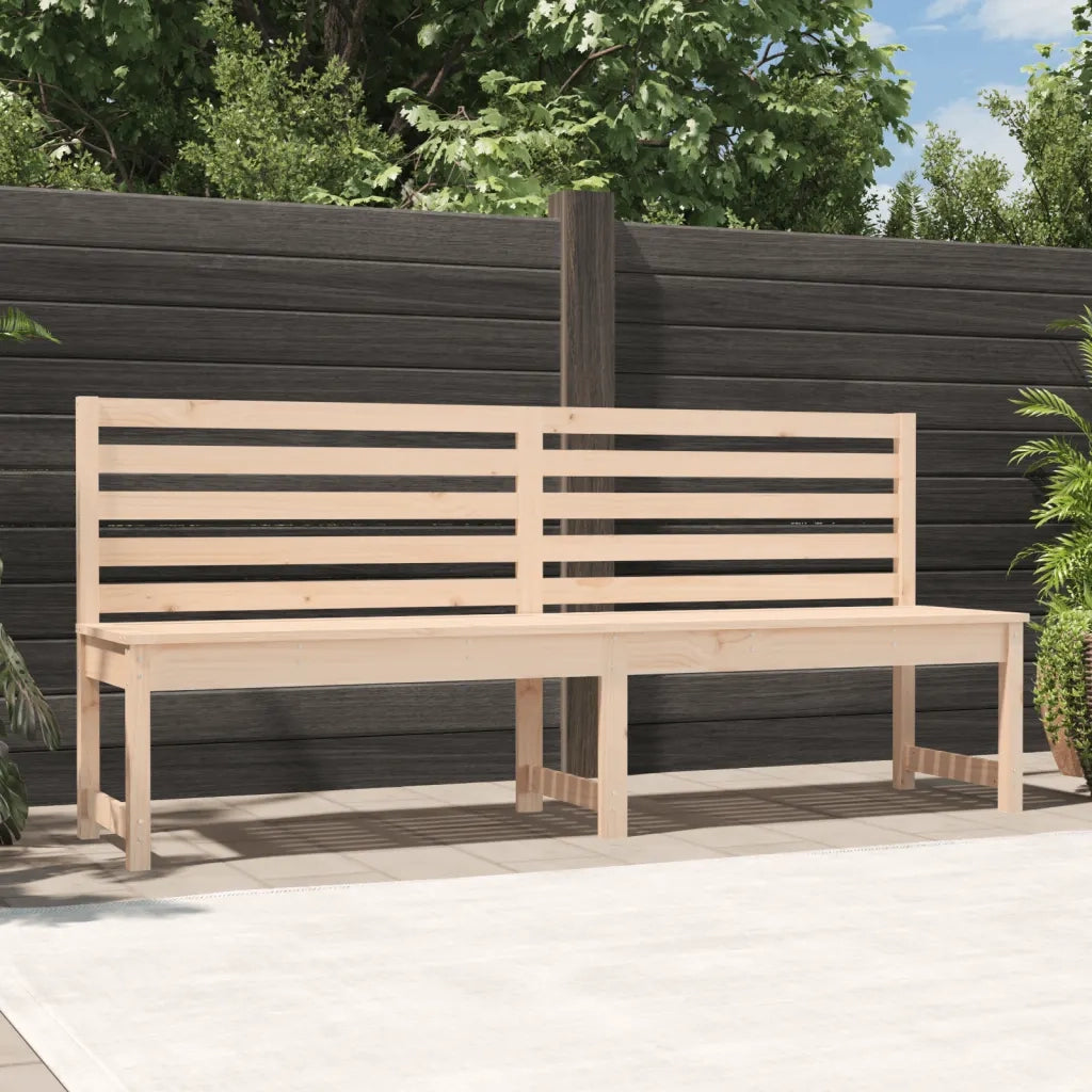 Panca da Giardino 201,5 cm in Legno Massello di Pinocod mxl 129893