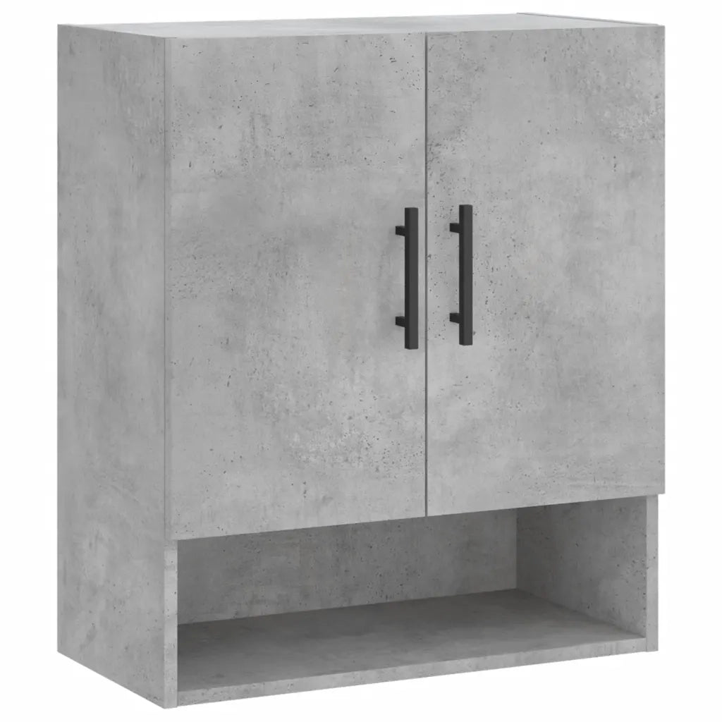 Armadietto a Muro Grigio Cemento 60x31x70 cm Legno Multistratocod mxl 82091