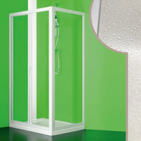 Box Doccia 75x140 CM in Acrilico mod. Mercurio con apertura centrale