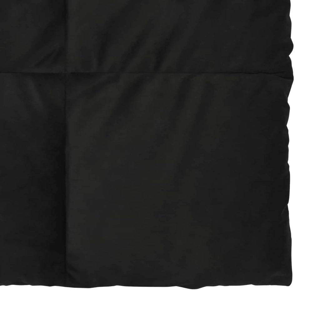 Piumone | Duvet Estivo Trapuntato Nero 135 x 200 cm Microfibra