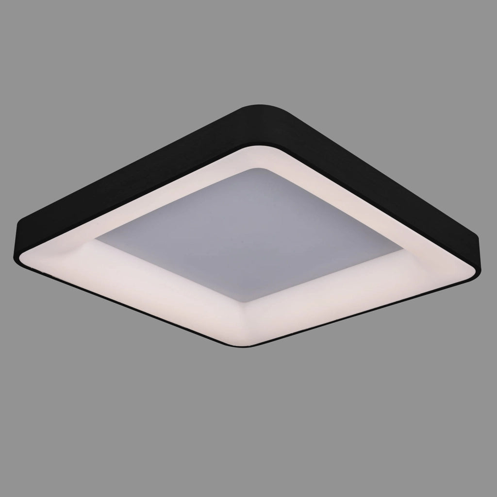 Italux plafoniera LED Giacinto 60cm 50W 3000K nera