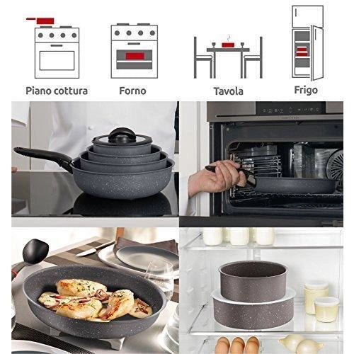 Lagostina Ingenio Induction Mineralis Casseruola Fonda 16cm