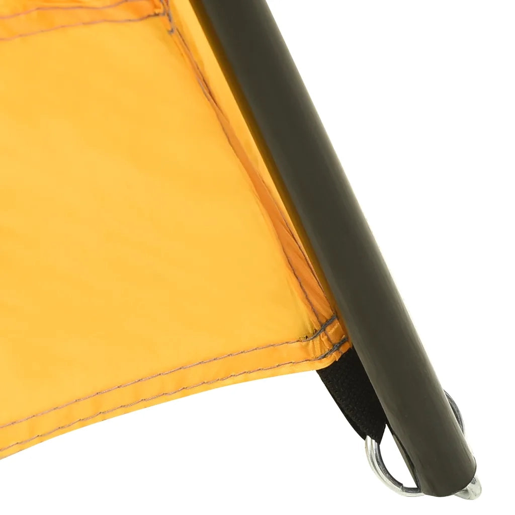 Tenda per Piscina in Tessuto 590x520x250 cm Giallo