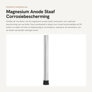 Anodo in Magnesio - 1 1/2 Pollici NPT - Resistente - Protezione contro la Corrosione - Adatto per Caldaie - Lega di Magnesio Ecologica
