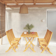 Set da Pranzo da Giardino 5 pz in Legno Massello di Teak 3059601
