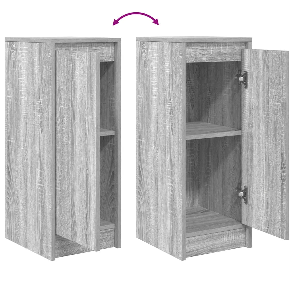 Credenza Grigio Sonoma 29,5x34x76 cm in Legno Multistrato 861612