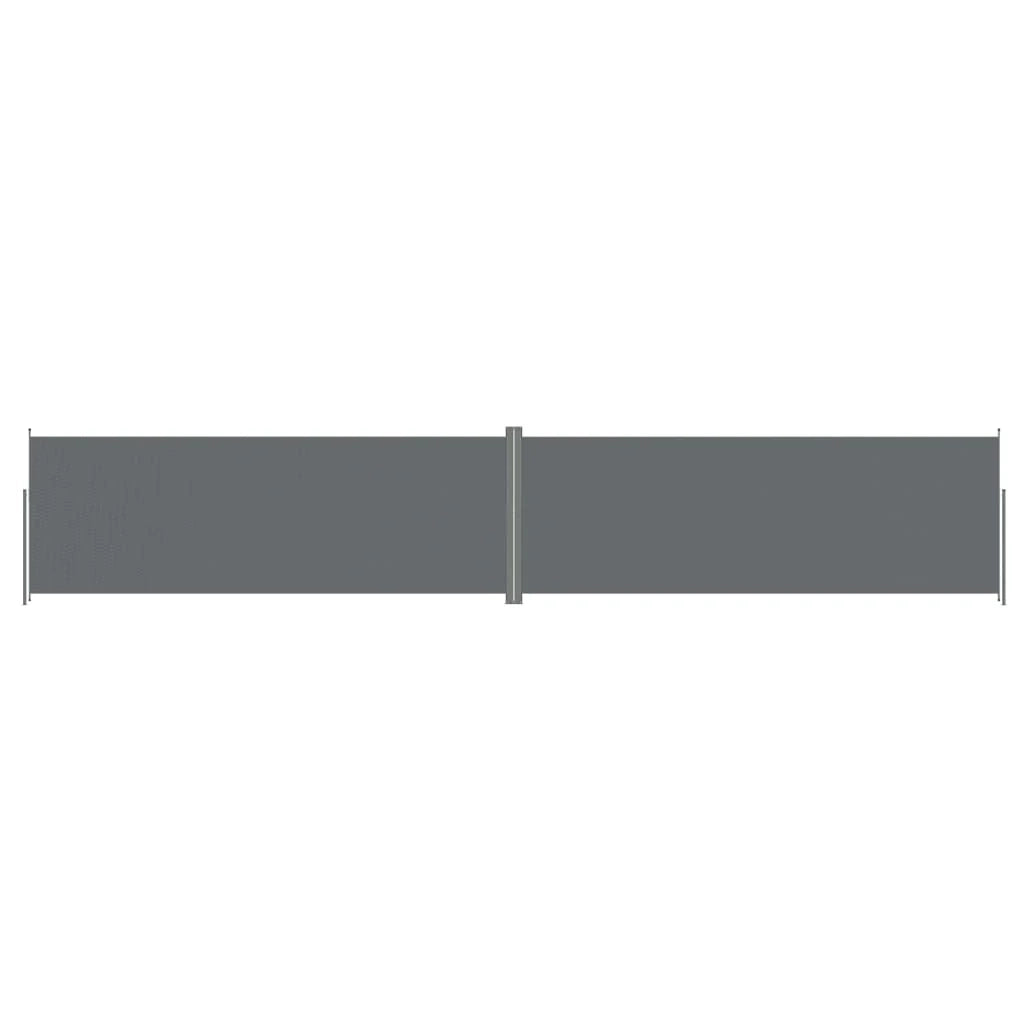 Tenda da sole laterale retrattile/schermo privacy per patio giardino terrazza balcone antracite 220 x 1200 cm 02_0007125