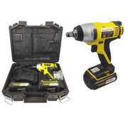 Trade Shop - Avvitatore A Impulsi Percussione Per Bulloni Pneumatici Cordless 180nm Eg10427 -