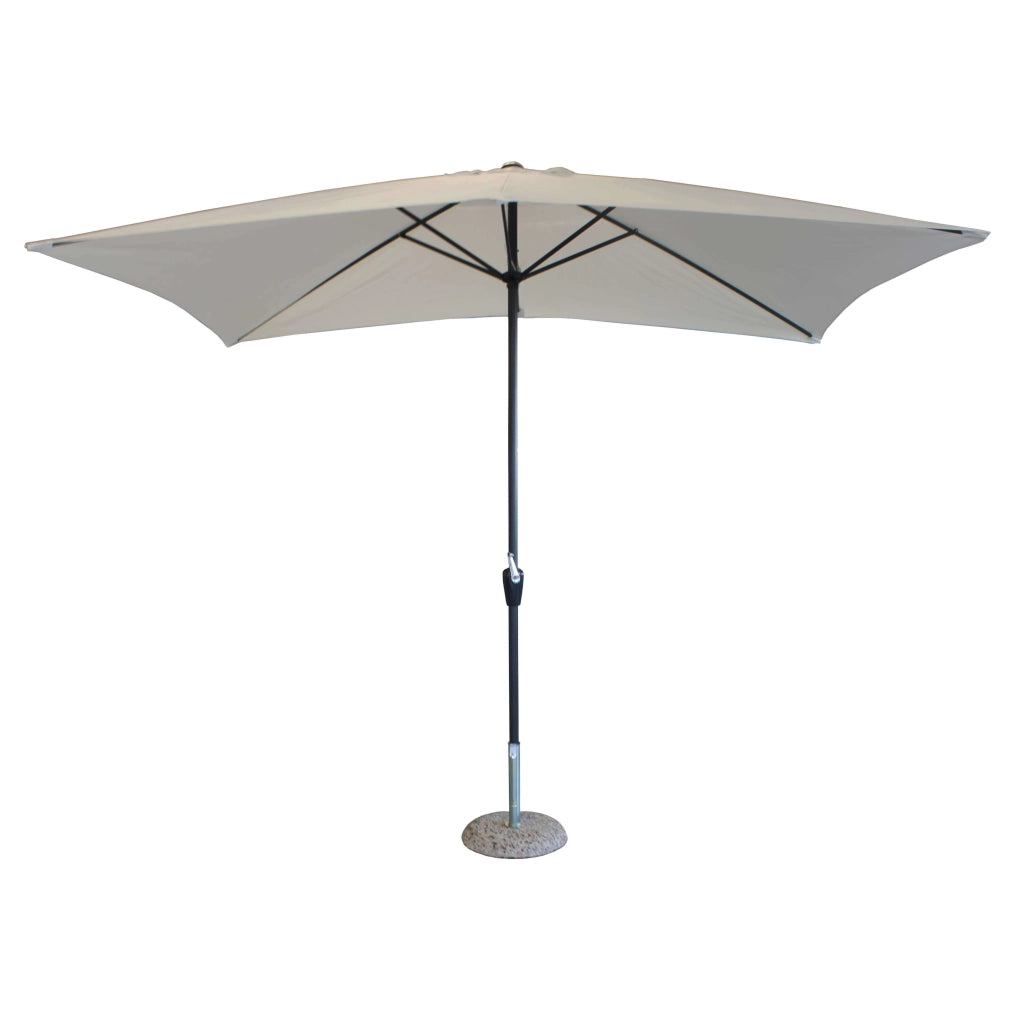 OMBRELLONE POLY ECO CON TELO BEIGE 2 X 3 MT