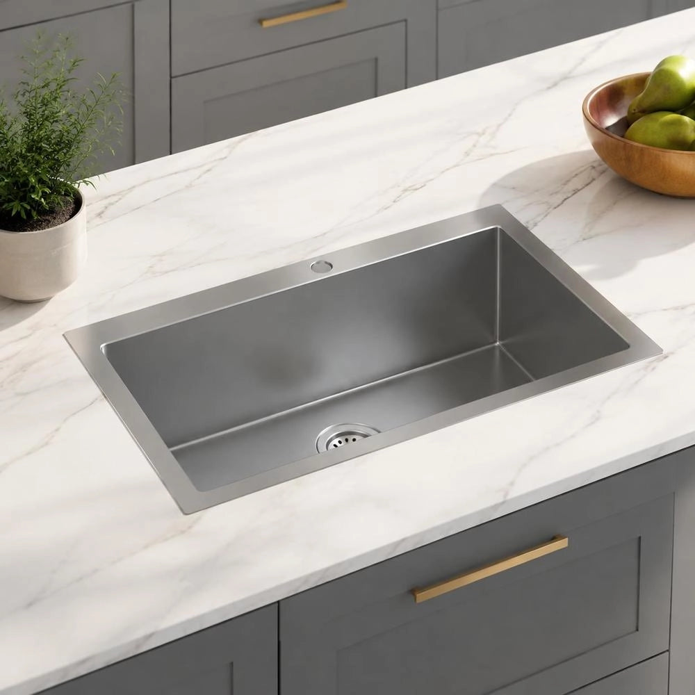 Handmade Stainless Steel Built-in Sink