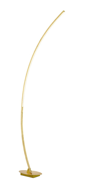 Piantana da Interno a LED in Metallo Oro