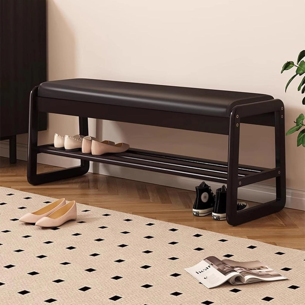 scarpiera Scarpiera in Legno Panca Organizzatore per riporre Scarpe con Sedile - Panca Ideale per Ingresso Corridoio per Piccoli Appartamenti, Dimensioni 80 x 34 x 42 cm