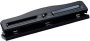 Fissatrici per A4 - Perforatrice metallica con base antiscivente - 7mm - Adattabile per A4 - 3 fori - Perforazione regolabile