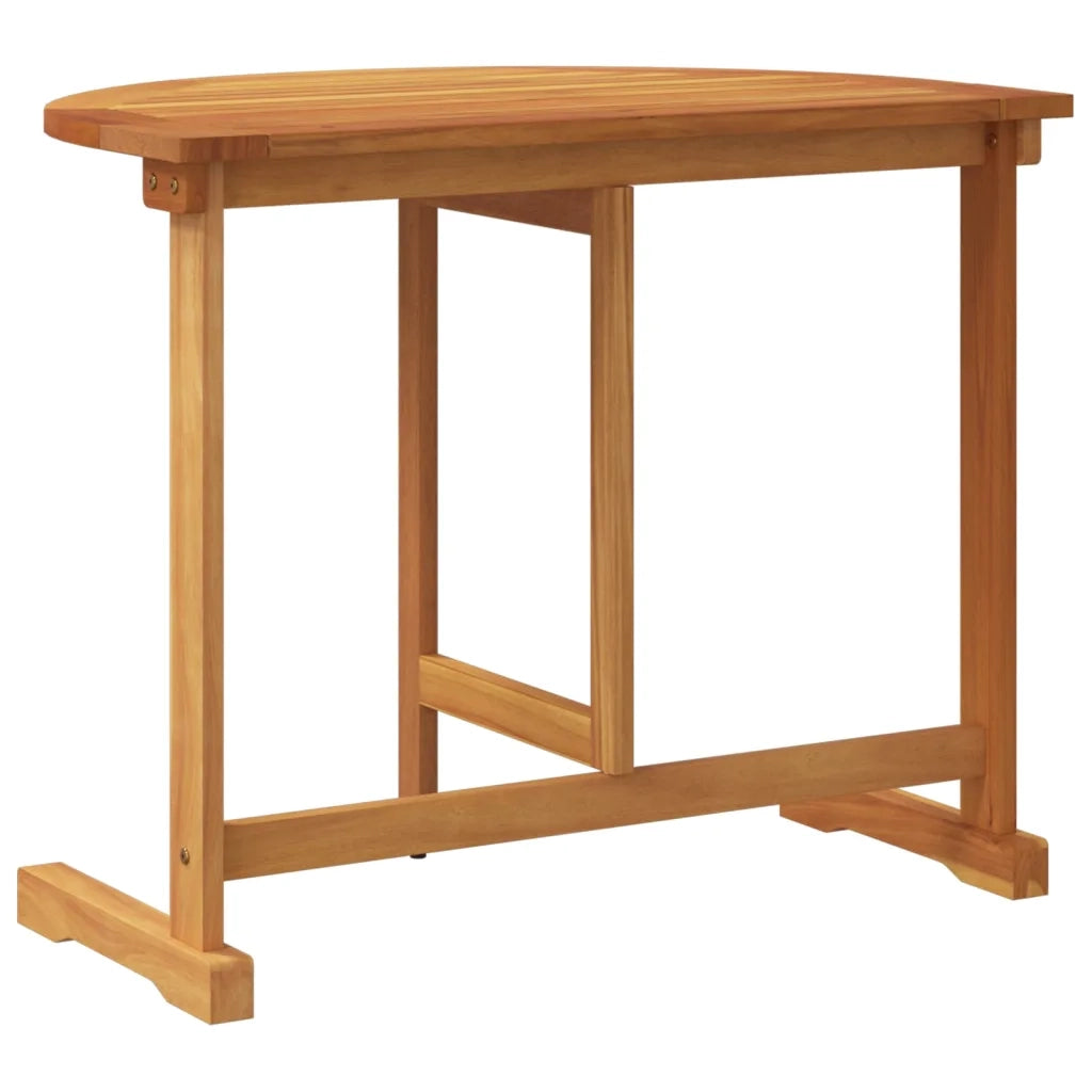 Tavolo da Balcone Pieghevole 90x60x72 cm Legno Massello Acacia 364896