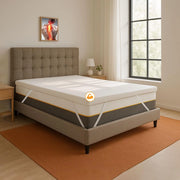 Topper rigido Singolo 90x190 per Materasso in Poliuretano Espanso 5,5 cm - Correttore per materassi rigidi, Certificato - Made in Italy, NEW LIFE STRONG