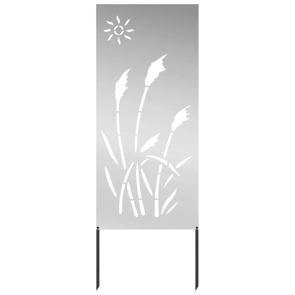 Schermo per privacy in giardino Traforo Argento 50 x 140 cm 876278