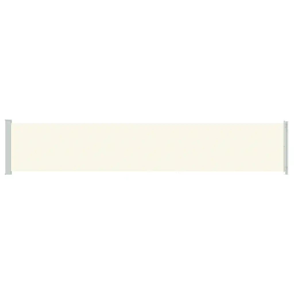 Tenda Laterale Retrattile per Patio 117x600 cm Crema 317947