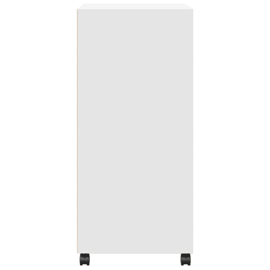 Mobile con Ruote Bianco 55x40x91 cm in Truciolato CFW8548990
