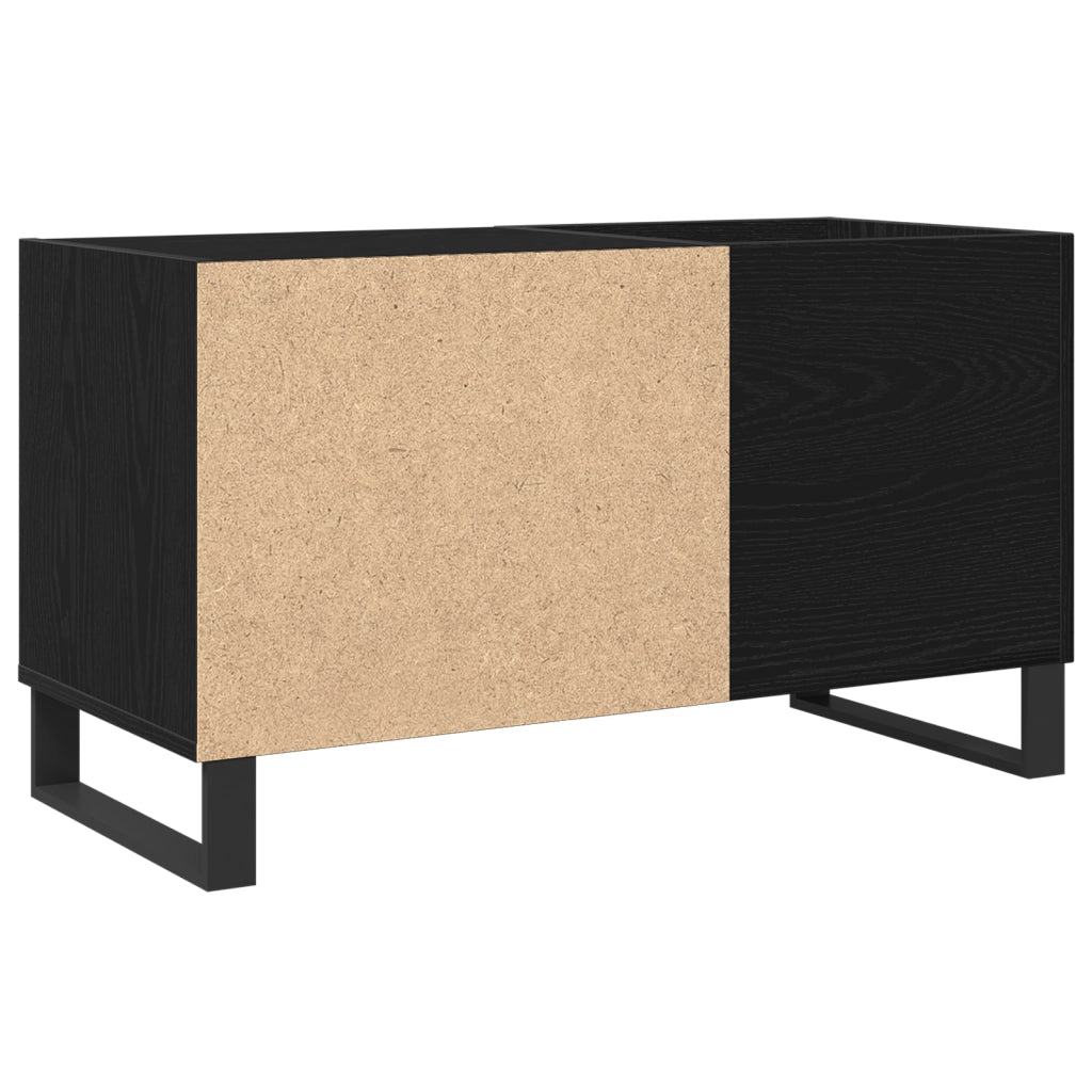 Mobile da registrare  Nero Rovere 84,5x38x48 cm in Legno ingegnerizzato