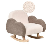 Sedia a dondolo per bambini Beige Boucle Indoor