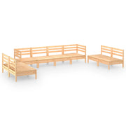 Set di mobili da giardino mobili da esterno 8 pezzi legno di pino massiccio 02_0017799