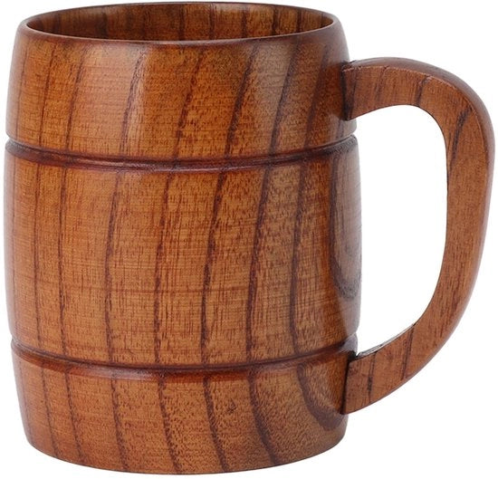 Tazza da birra in legno 300ml - Antiscorrosiva - Tazza da bere in legno - Artigianale - Ecowatch - Acquisto di legno Sour Jujube - Tazza da bere in legno