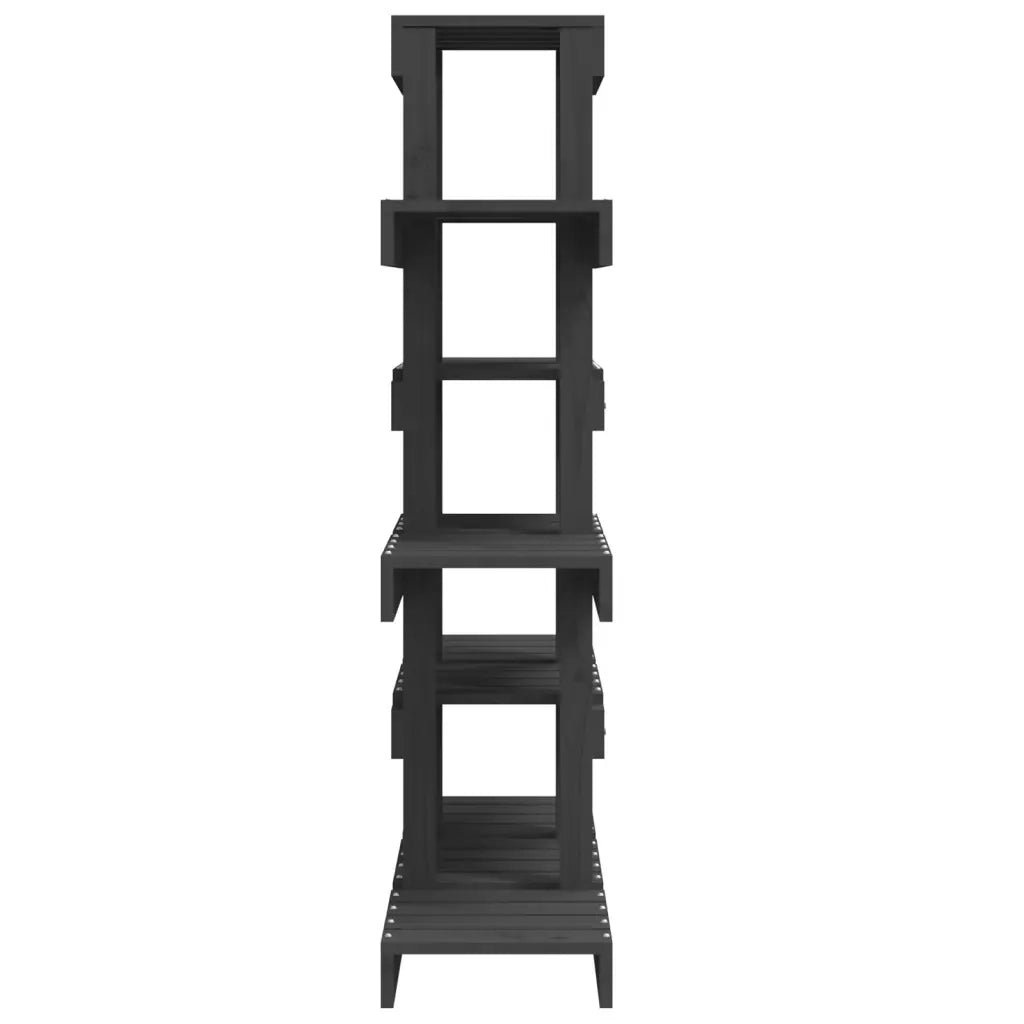 Supporto per piante | Sostegno per piante Grigio 85x25x109,5cm Legno Massello di Pino