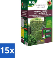 Materiale per piante da conifere - Fertilizzante per forte crescita e foglie azzurre - 4 kg (40 m²) - Pacchetto in bulk - 15 pezzi