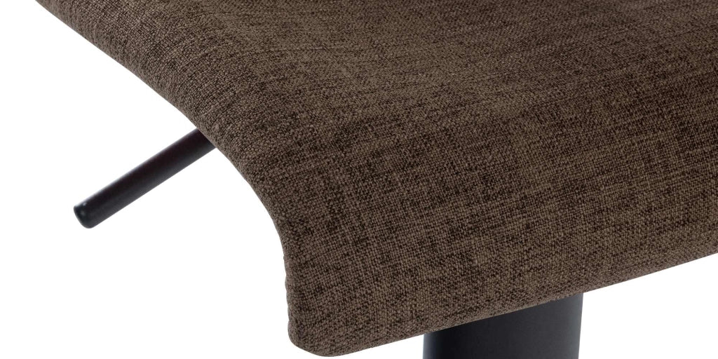 Sgabello Branford marrone,Tessuto