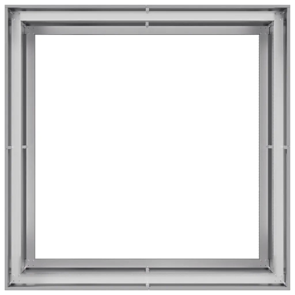 Fioriera 100x100x80 cm in Acciaio Zincato 860827