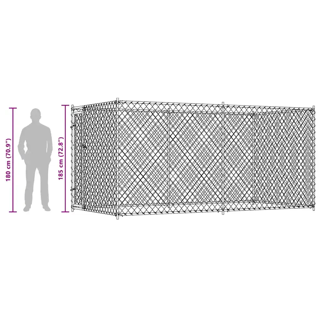Canile da Esterno 382x192x185 cm CFW1541119