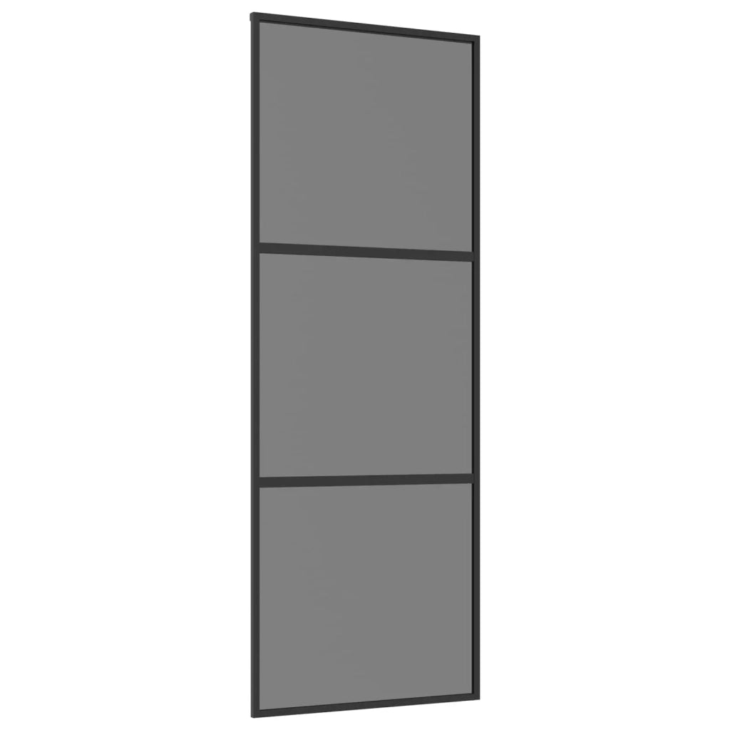 Porta scorrevole 76 x 205 cm Vetro Temperato e Alluminio 42054108