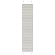 Tenda Plissettata Grigio Chiaro 40x200 cm Larghezza Tessuto