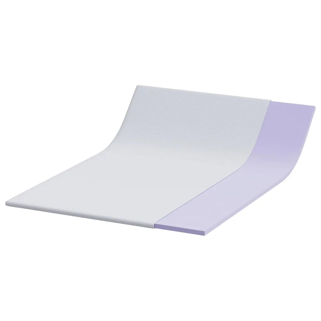 Topper per materasso Bianco 140 x 200 cm Tessuto Jacquard CFW3392997