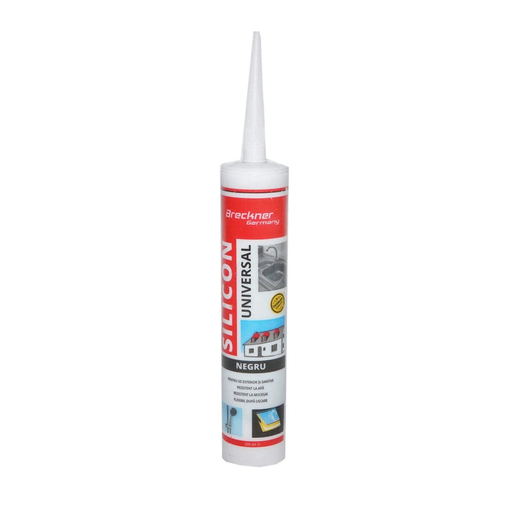 Silicone universale nero per interni/esterni 300ml Breckner Germany