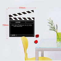 Sticker da Muro Scrivibile Ciak 57x70 cm Plastica