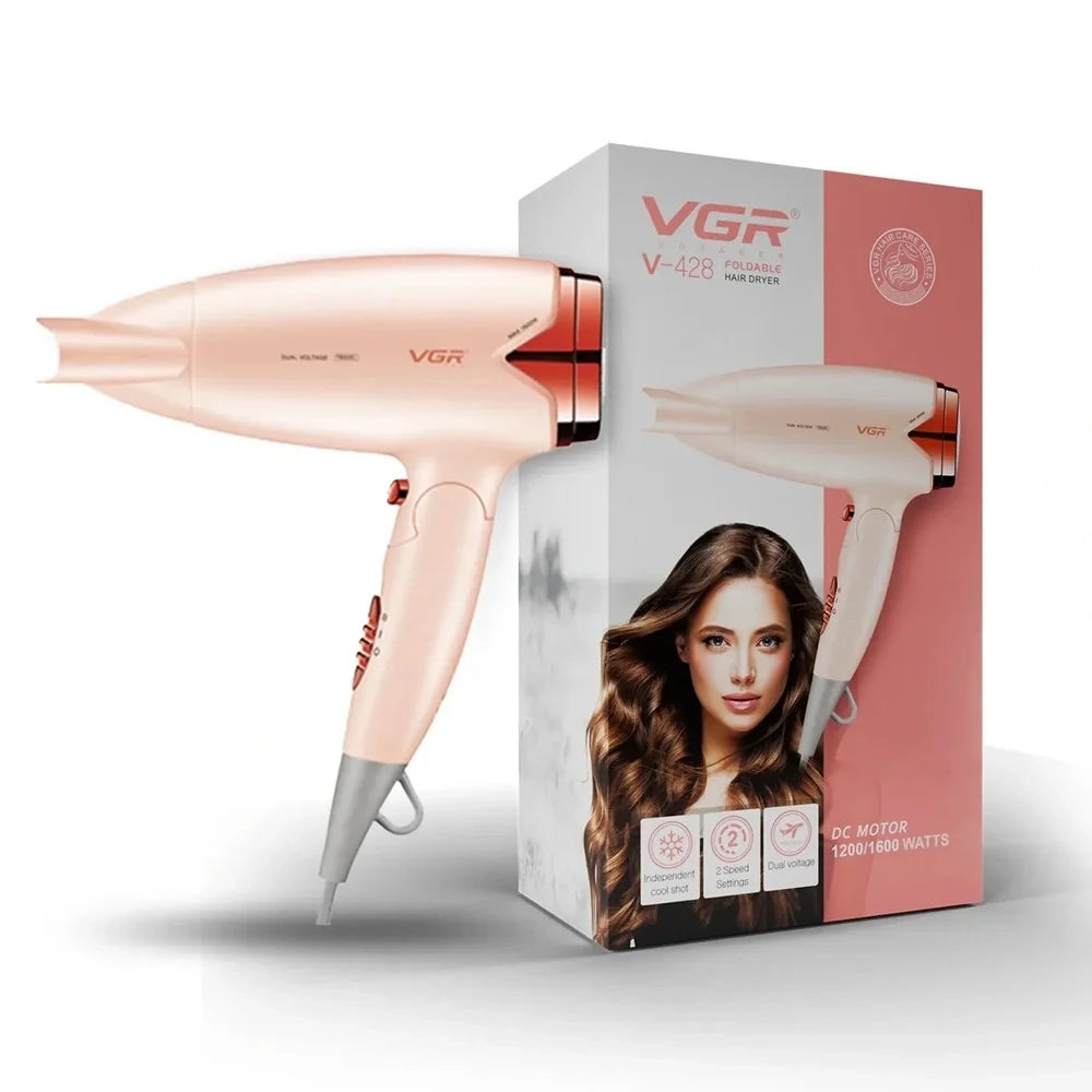 Trade Shop - Asciugacapelli Professionale Vgr V-428 – Hair Dryer Parrucchiere Shop Potente -