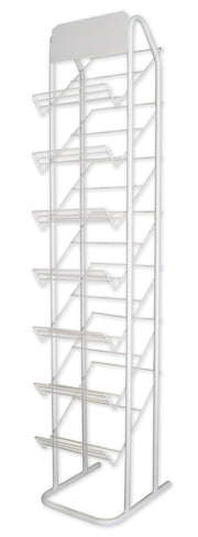 ESPOSITORE PER PLASTICA ADESIVA CapacitÃE 28 rotoli-7 ripiani cm. 34,5x40x172h