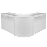 Set di espositori da banco e da vendita al dettaglio Fusion bianco brillante