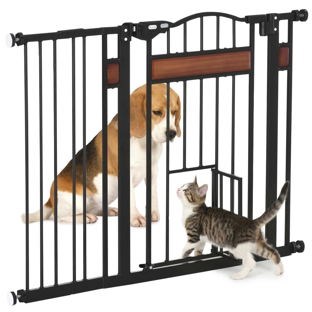 Cancelletto per Cani ¨C zephmum ¨C Nero, 74-105x76.2 cm