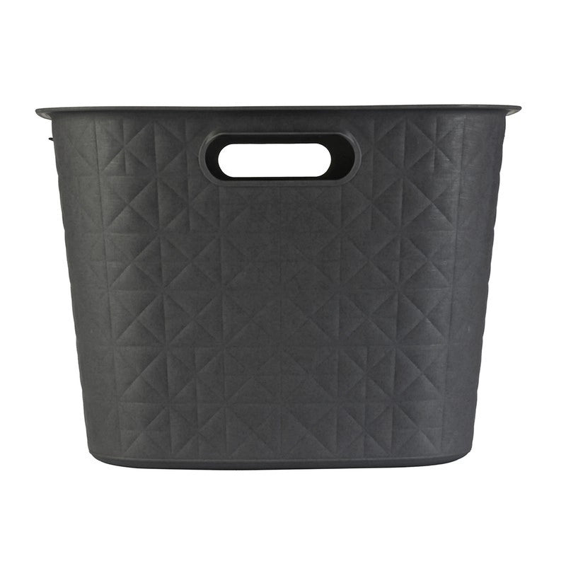 Cesta portabiancheria Curver Softex grigia 45l cm 57x37x27 h