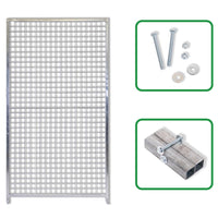 Pannello semplice in rete per box cani maglia 5x5 cm zincatura a caldo 100xh180 cm