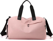 Sporttas acqua resistente con tas per scarpe e tas umido per donne e uomini - Piccola borsa per oggetti personali - rosa