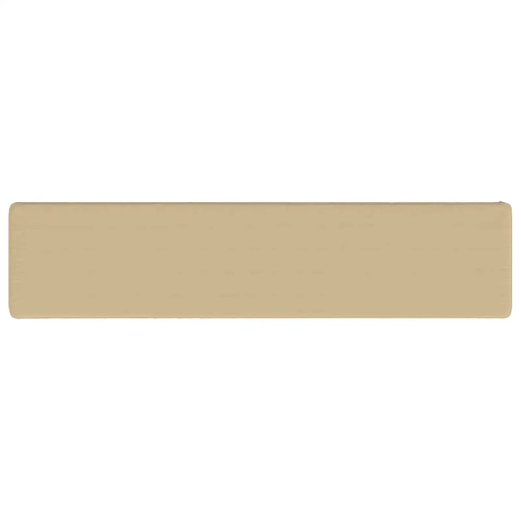 Cuscini per Panchina a 2 Pezzi VUGHT 2 pz 100% Poliestere Beige 951543