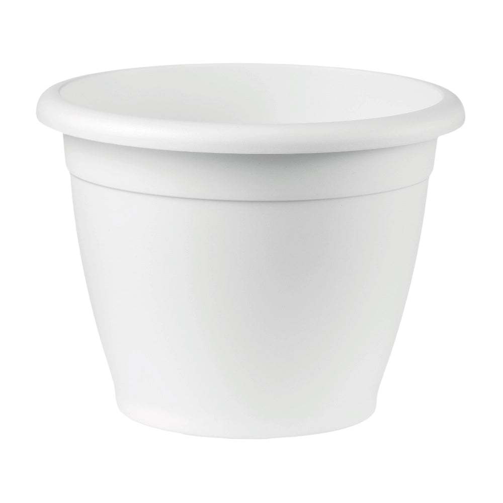VASO COLORATO TONDO IN PLS NAXOS Vari Colori diam 20cm made in Italy Color: BIANCO