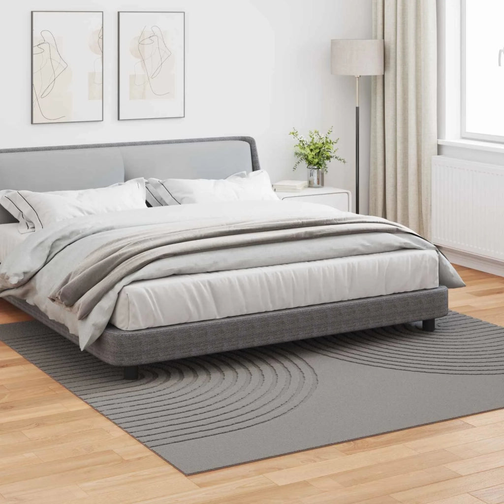 Tappeti per area Quadrato GALATI Grigio 240 x 240 cm Poliestere