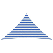 Telo Ombra Blu e Bianco 2,5 x 2,5 x 3,5 m HDPE