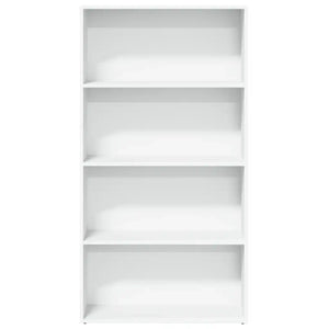 Libreria Bianca 80x30x152 cm in Legno Multistrato 857940